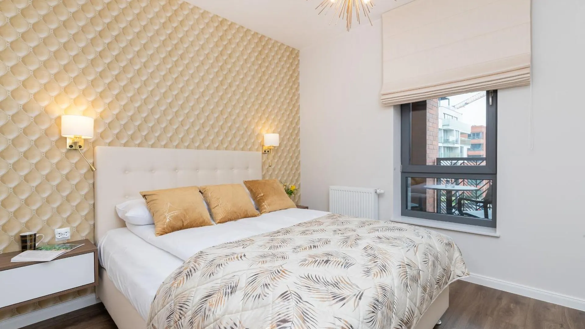 Elegant Apartment With Balcony And Air Conditioning In Gdansk By Noclegi Renters location